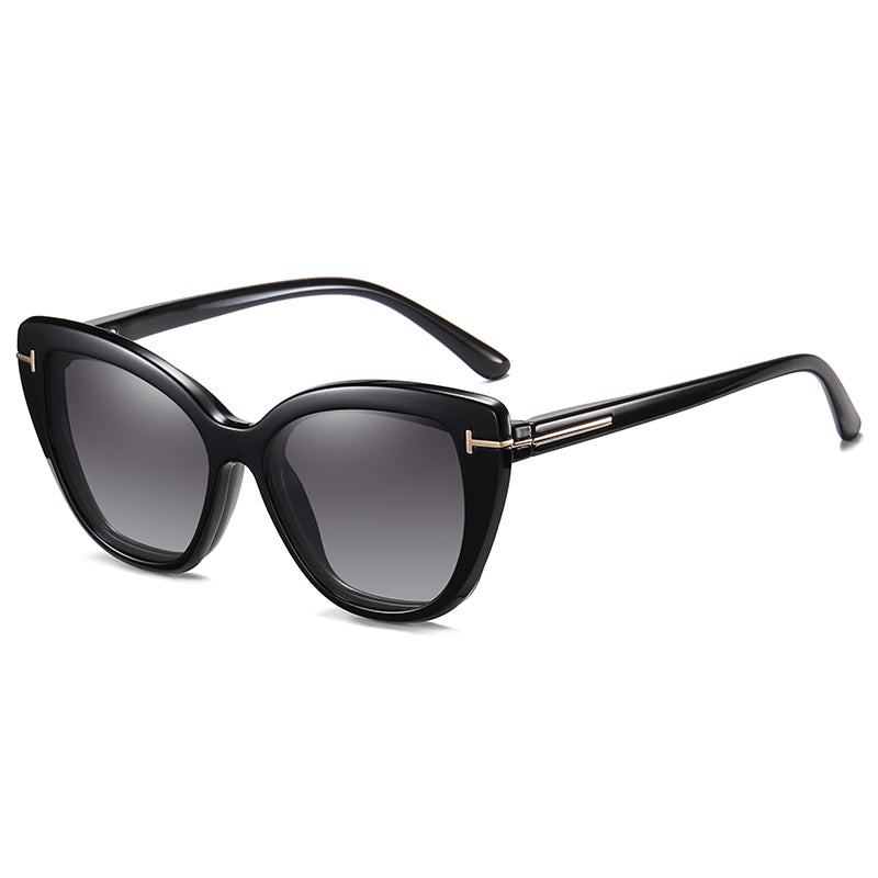 Malcolm - Square Frame/Cat's Eye Switchable Lenses, 1 for 3