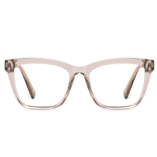 Liam Rectangle Black Crystal Glasses