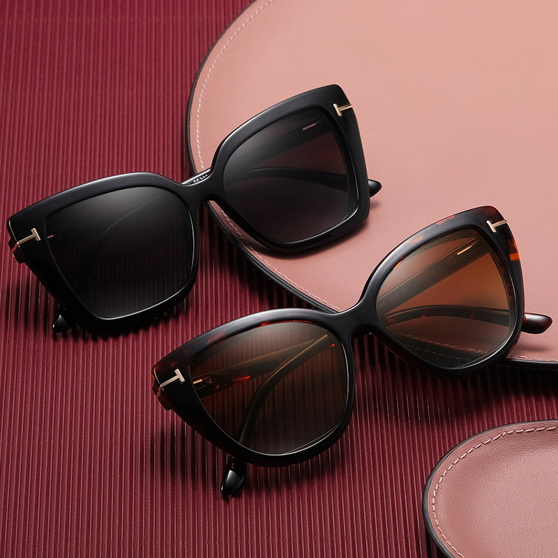 Malcolm - Square Frame/Cat's Eye Switchable Lenses, 1 for 3