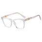 Liam Rectangle Black Crystal Glasses