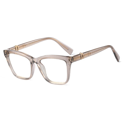Liam Rectangle Black Crystal Glasses
