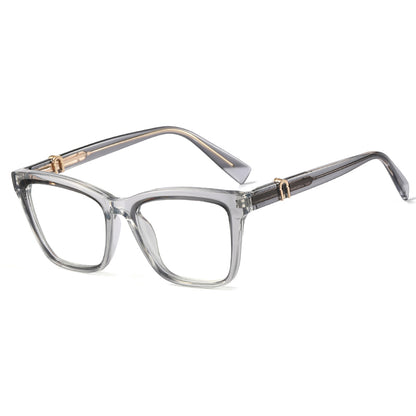 Liam Rectangle Black Crystal Glasses