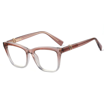 Liam Rectangle Black Crystal Glasses