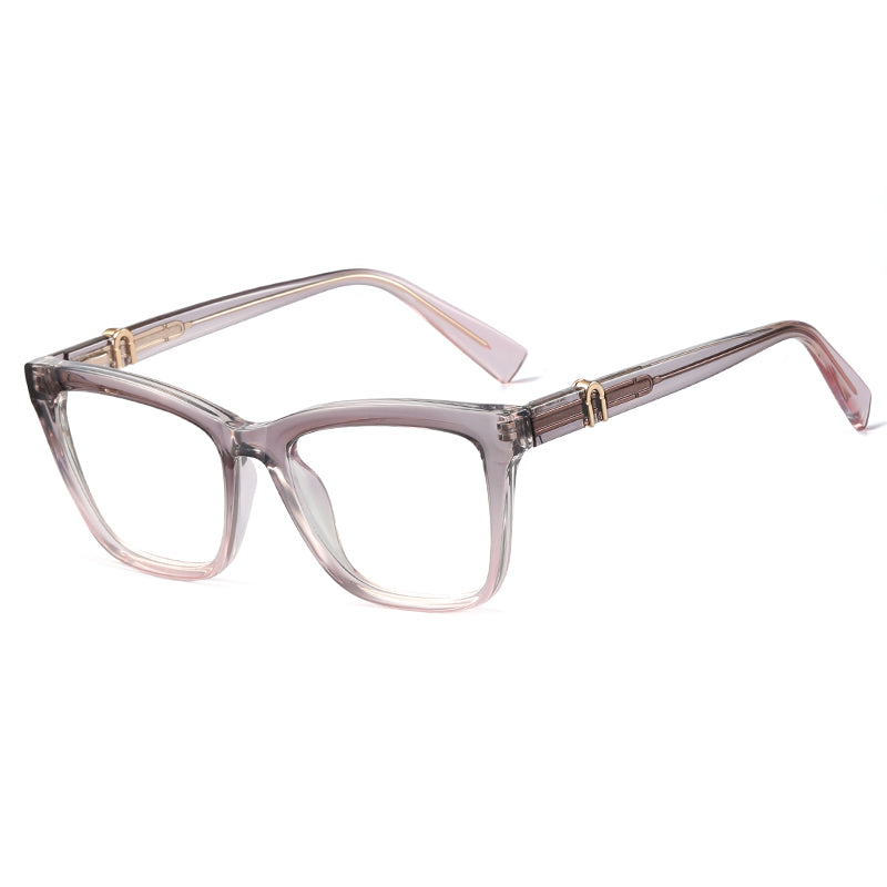 Liam Rectangle Black Crystal Glasses