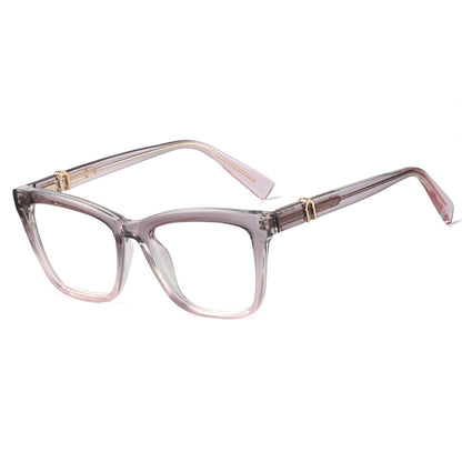 Liam Rectangle Black Crystal Glasses
