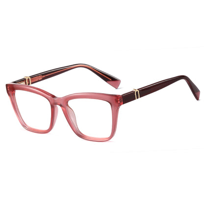 Liam Rectangle Black Crystal Glasses