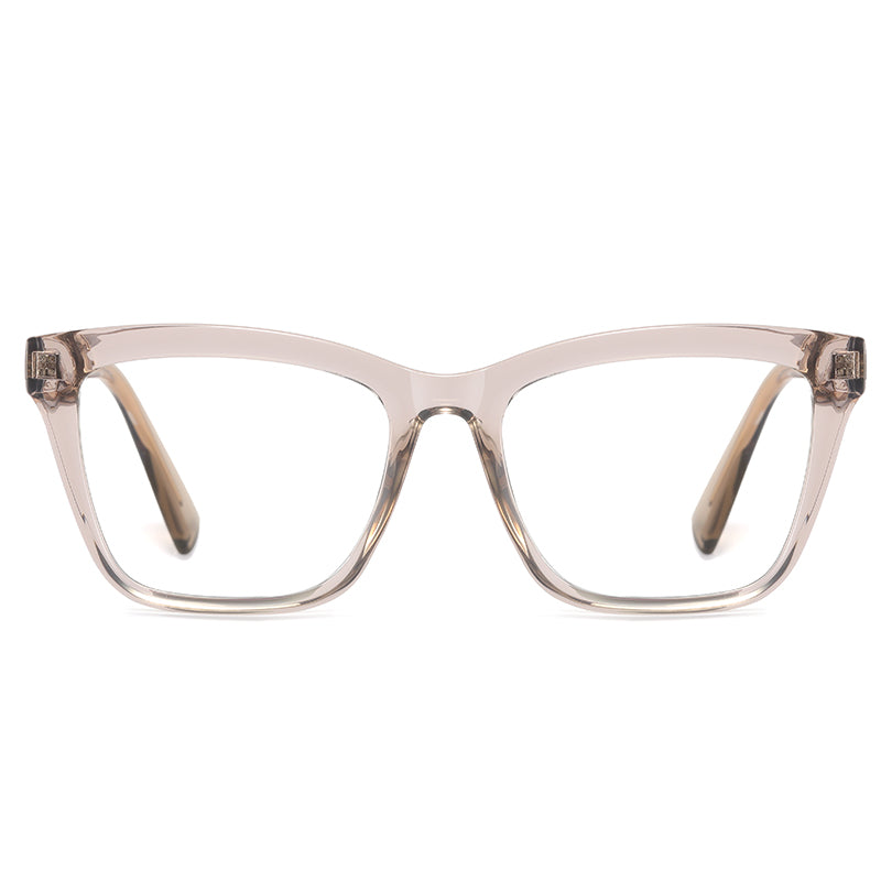 Liam Rectangle Black Crystal Glasses